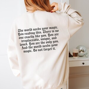 The World Needs Your Magic Front & Back SVG/PNG
