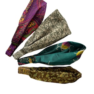 Silk Sari Recycled Headband