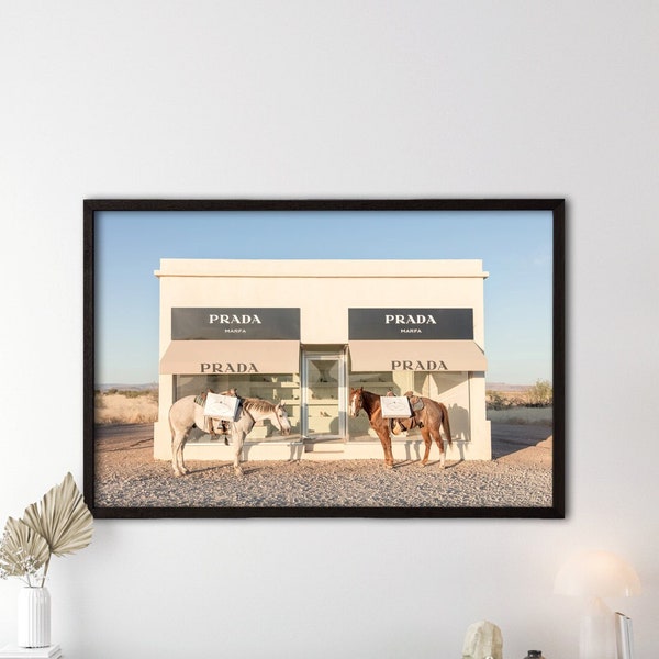 Texas Marfa,Luxury Wall Art, Marfa Store Canvas , Marfa Store Art, Motivational Hype Hustle Entrepreneur Gift , Fashion Luxury