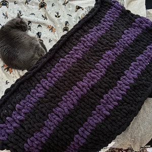 Spooky Plush Knit Blanket