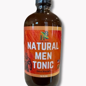 Natural Men Tonic | Tonic for Men | Wellness & Balance | 16oz