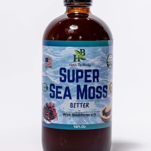 Super Sea Moss Bitter with Bladderwrack - 16oz