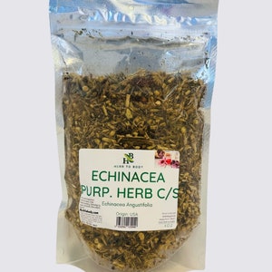 Echinacea Herb Organic Echinacea Whole Tea Natural Purpurea Herb Cut and Sifted wildcrafted tea 4 oz