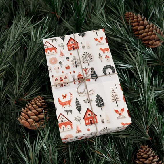 Scandinavian Christmas Wrapping Paper