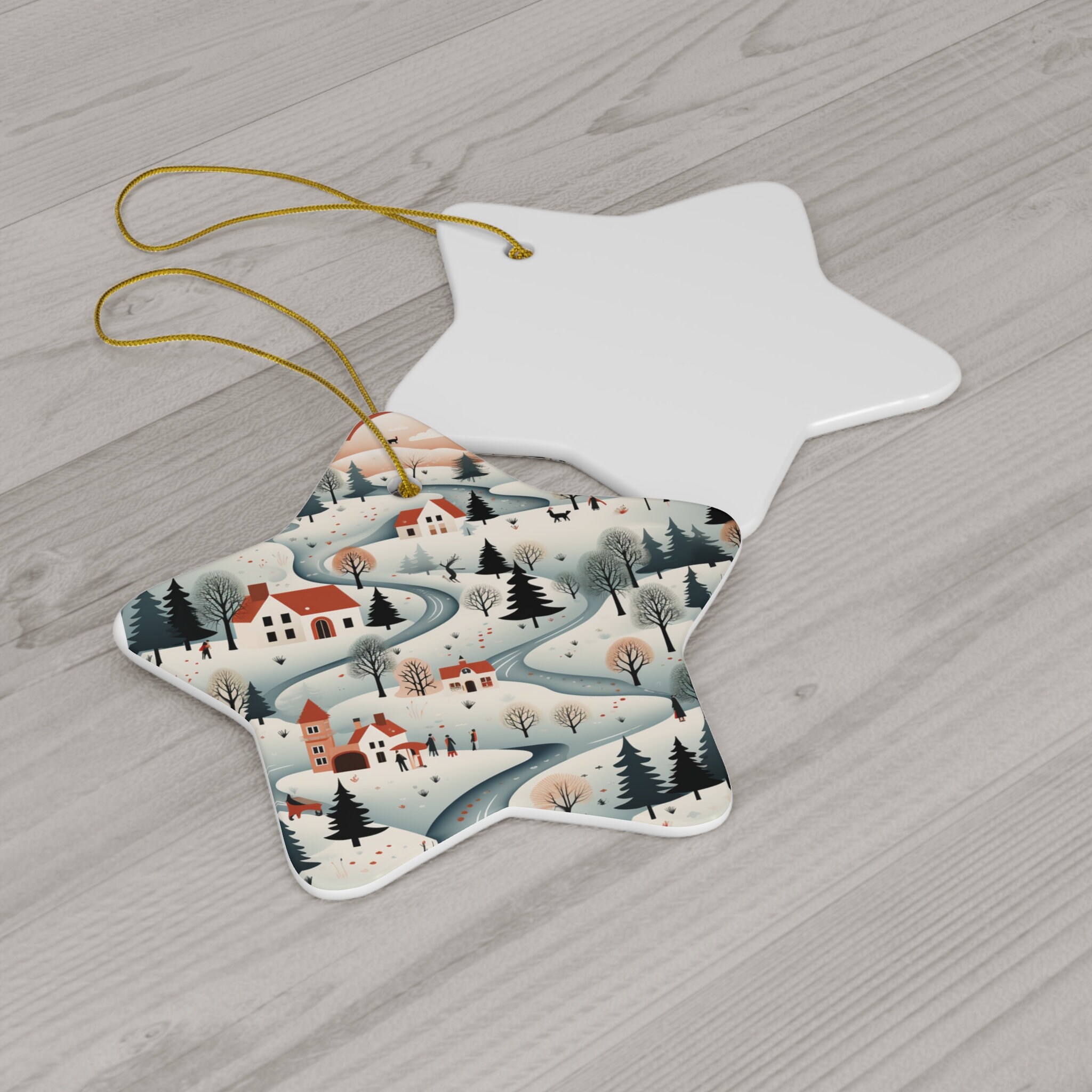 Scandinavian Inspired Christmas Ornament Option 1 Swedish Etsy