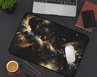 Celestial Desk Mat | Celestial Mouse Pad | Astrology Desk Mat | Dark Sky Desk Mat | Gaming Mouse Pad | XL Mouse Pad | Space Desk Mat