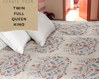Scandinavian-Inspired Comforter | Norwegian Comforter | Swedish Comforter | Scandinavian Decor | Scandinavian Furniture | Comforter Set