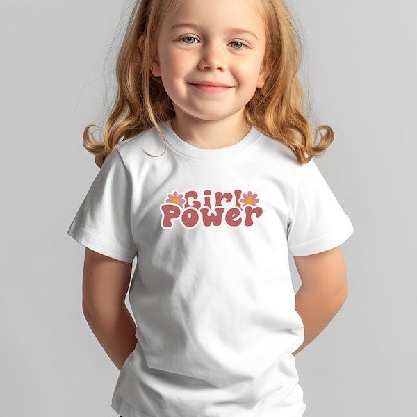 Girl Power Shirt, Flower Girl Tee, Birthday Girl Gift, Toddler Girl Shirt