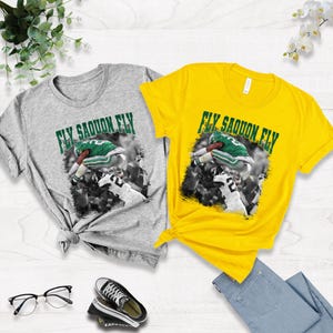 Fly Saquon Football Shirt, Philadelphia Eagle Football Tee, Football Mascot Shirt, Popular Philadelphia Fans Shirt, Game Day T-Shirt