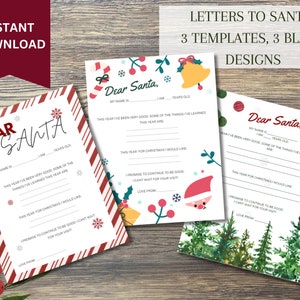 Modelo de carta para o Papai Noel
