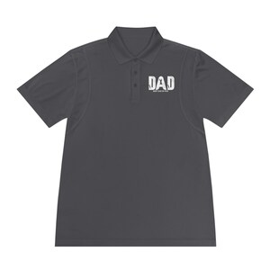 Best Dad - Men's Sport Polo Shirt - Comfortable Athletic Tee for Golf, Tennis, Sports, Casual Wear, Team Events, fathers day / gift