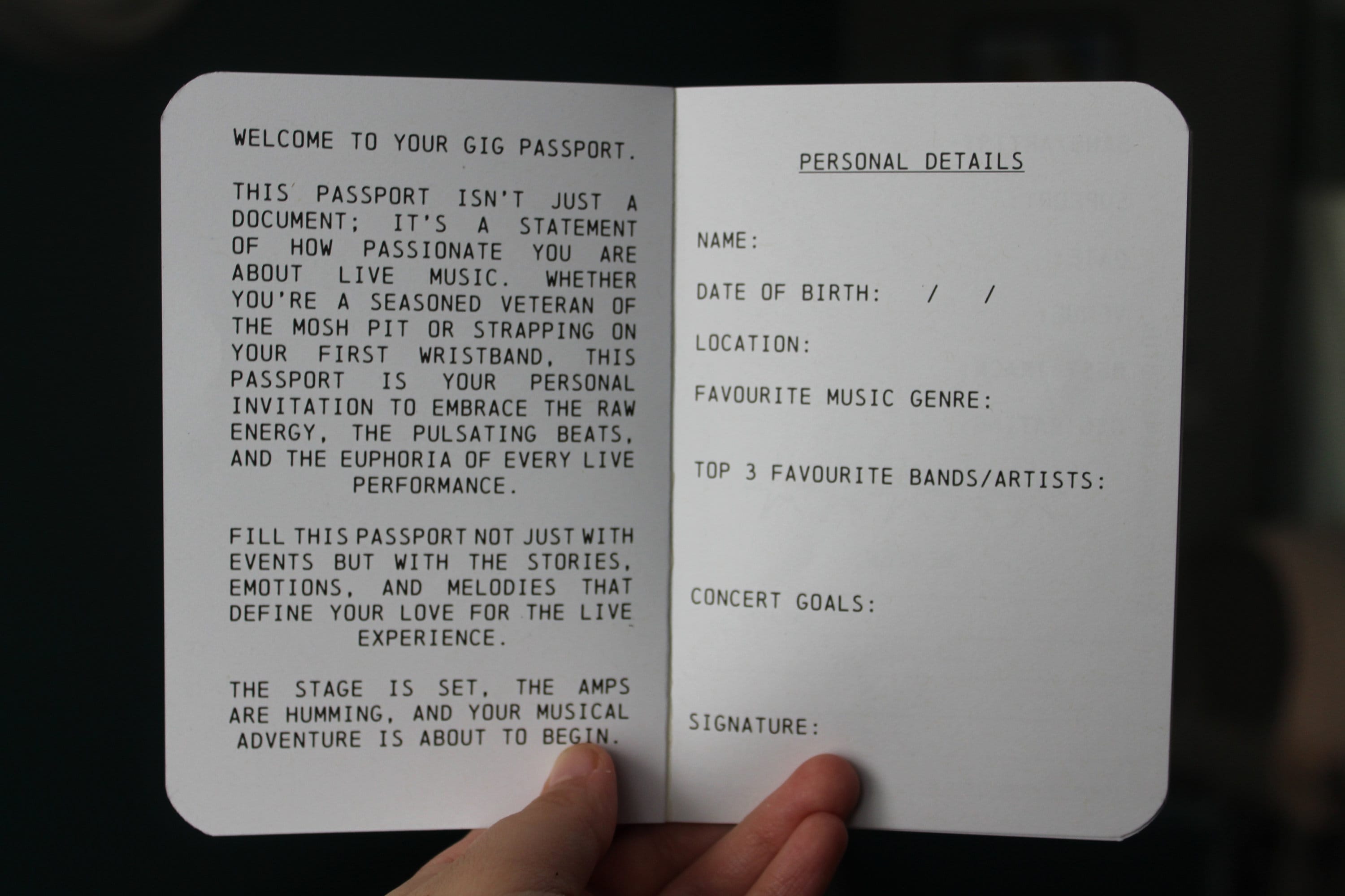 GIG PASSPORT (VERSION 2)
