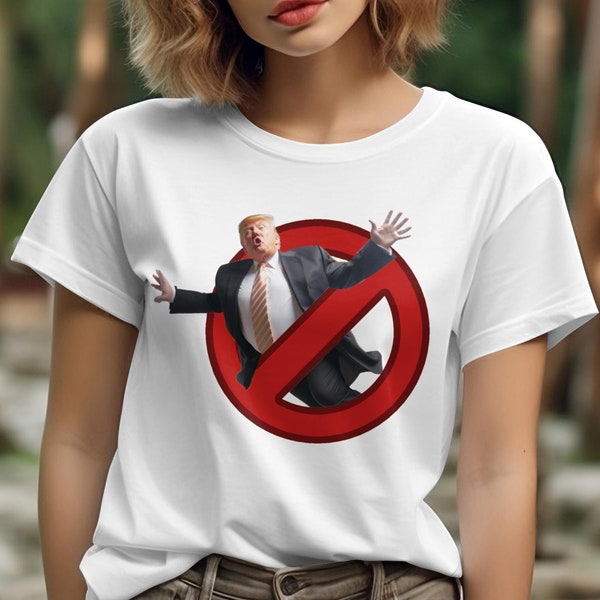 Donald Trump Ghost Busters Themed Tee, Trump Busters T-Shirt, Political Humor Apparel, Pro Biden Inspired Shirt