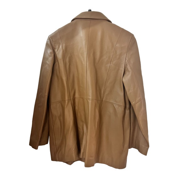 Vintage Women's Tan Leather Jacket - image 2