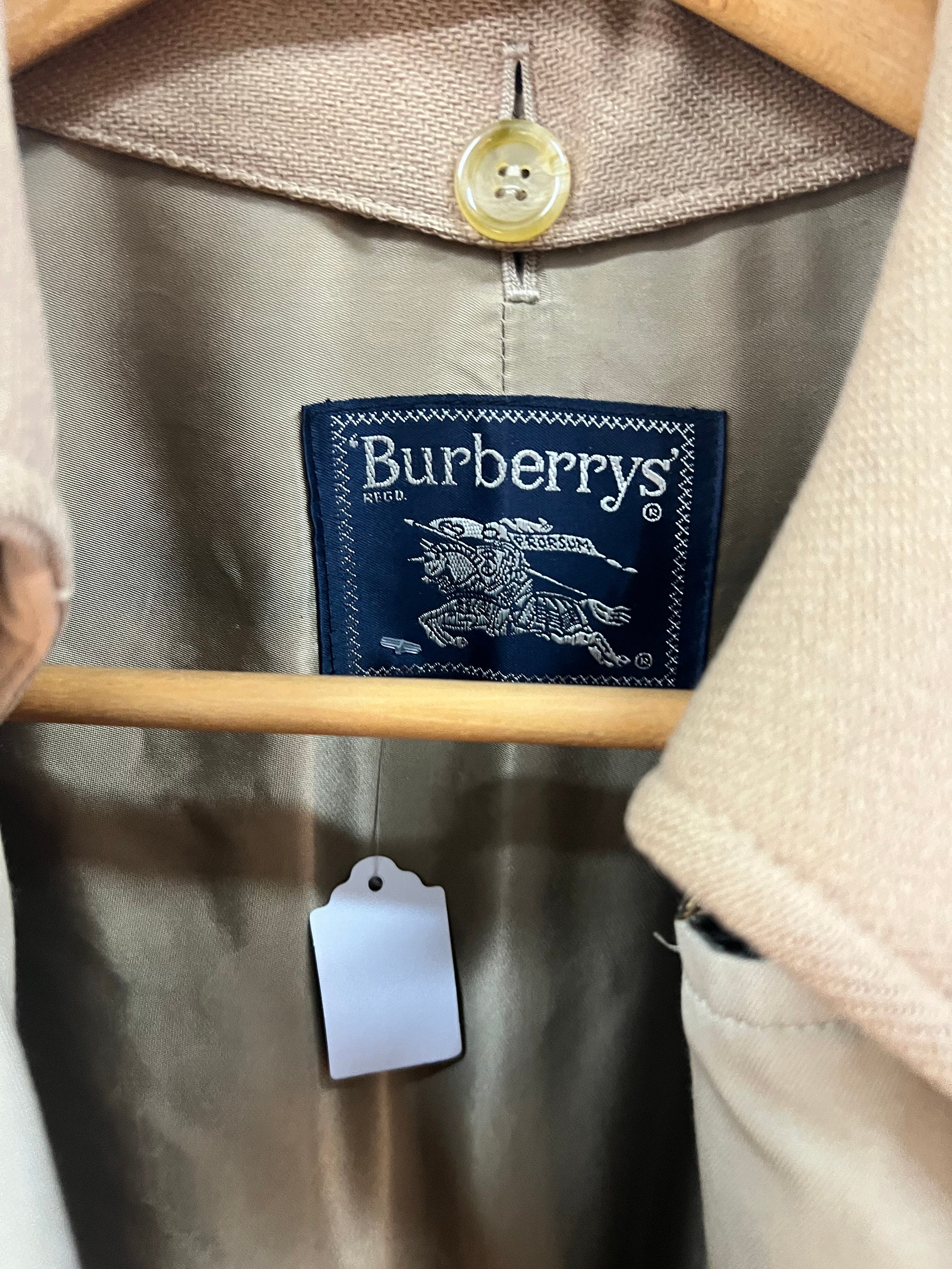 Vintage Burberry Trench Coat SZ 40 - Etsy