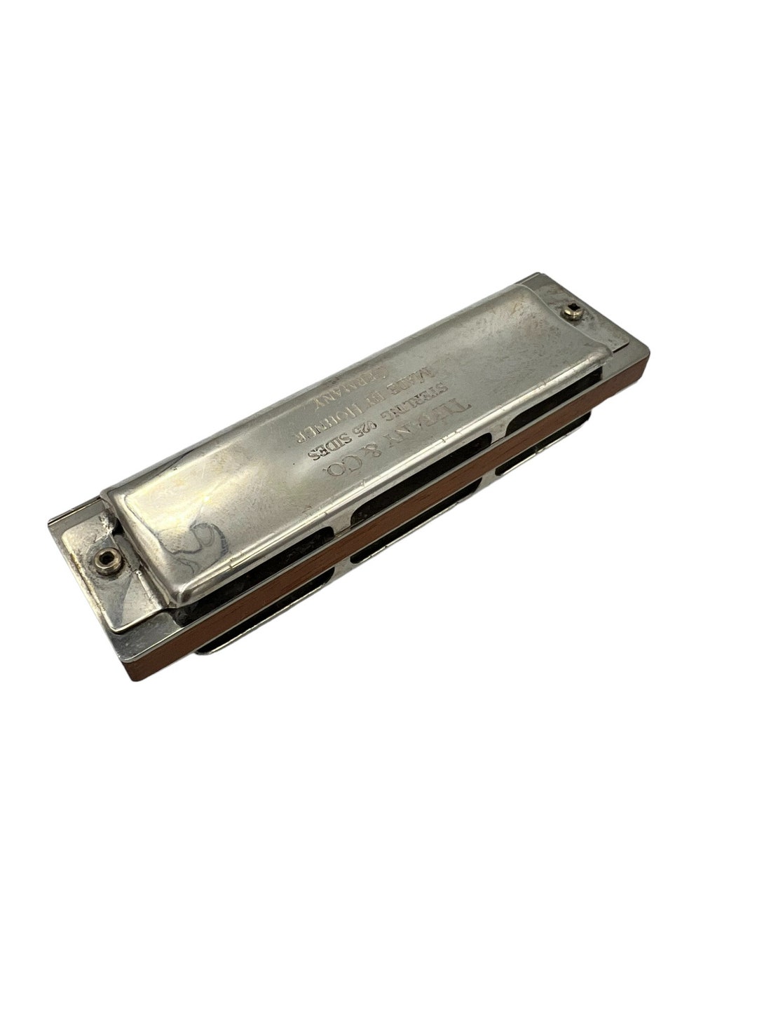 Vintage Antique Tiffany s New York C Note Harmonica Sterling