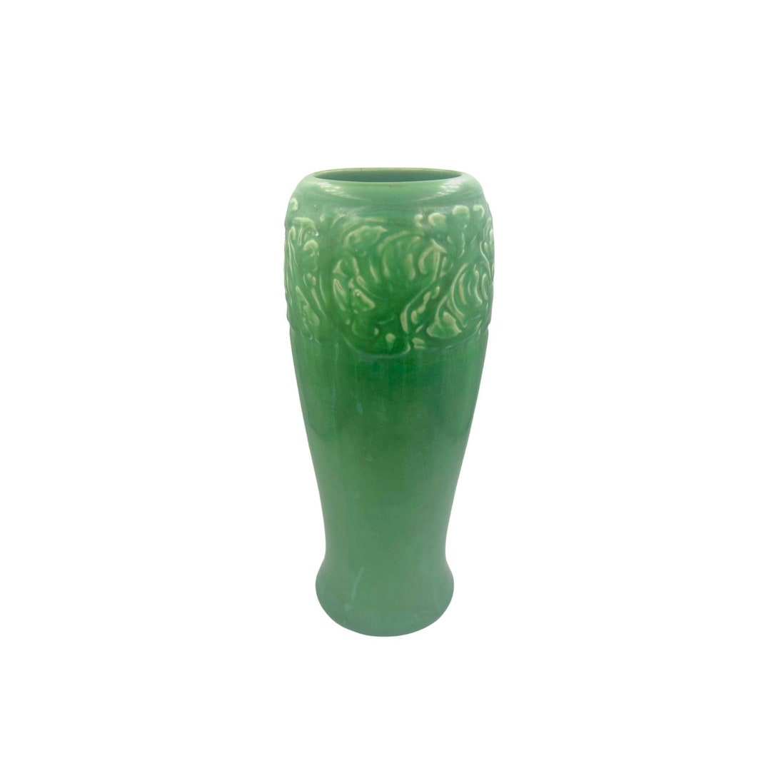 Vintage Rookwood Pottery Sage Green Vase 1921 stamped Etsy