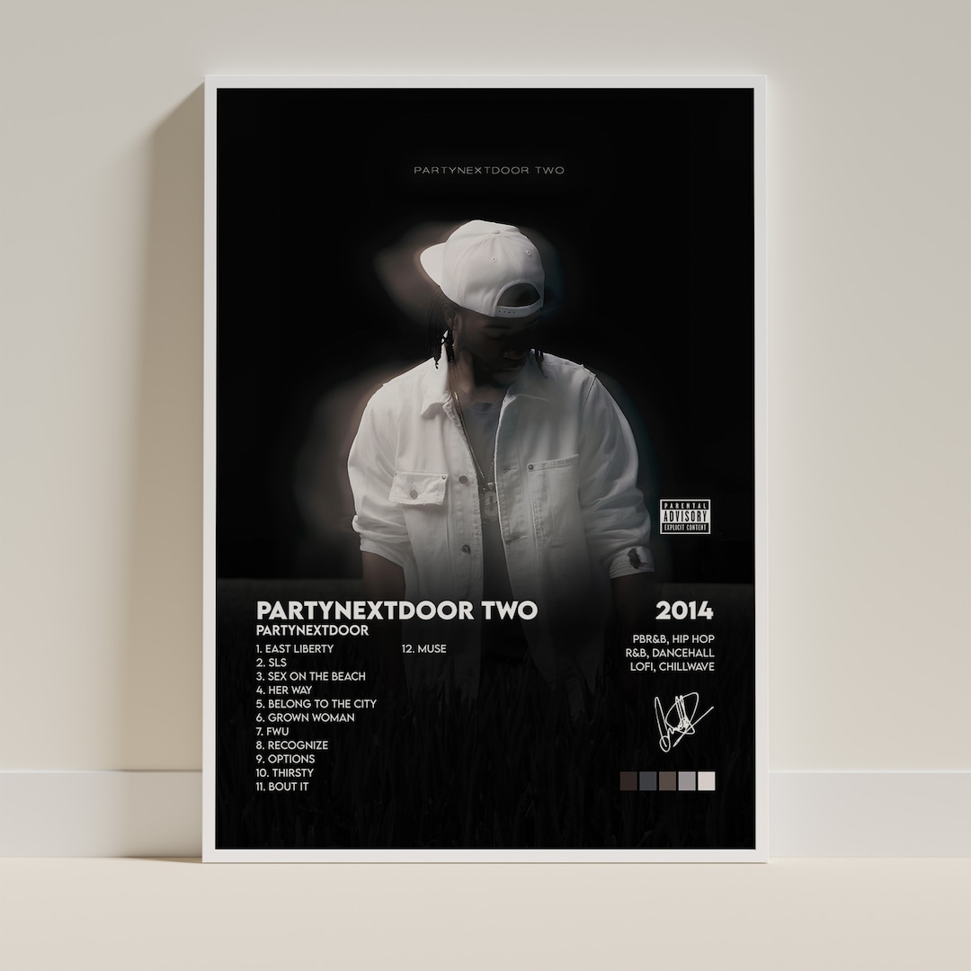 Partynextdoor Partynextdoor Two Album Cover Print Poster Digital(08)
