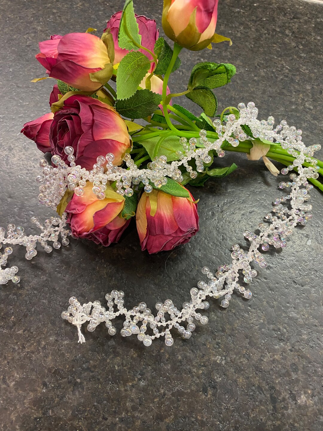 Crystal Strand, Ribbon, Wedding Trim, Sewing Supplies, Craft Supplies ...