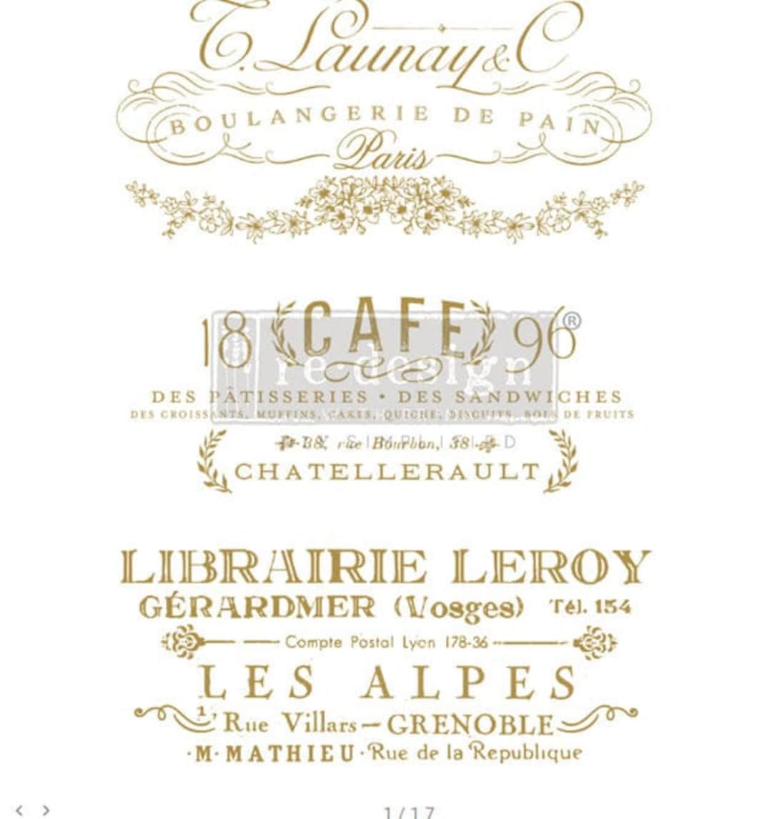 Somewhere in France Redesign by Prima Furniture Transfers French Etsy