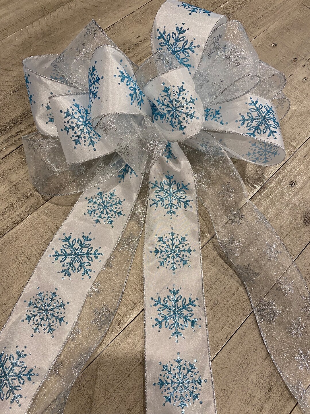 Bow Christmas/holiday Bow Wreath Bow Tree Bow Cream and Etsy