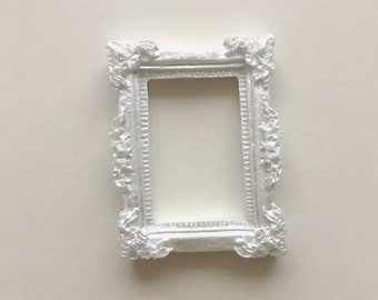 Small Resin Photo Frame, Crafts, Craft Supplies, White