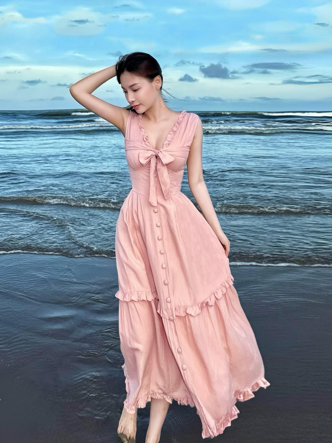 elegant fall dresses PRETTYGARDEN Women's Wedding Guest Cocktail Midi NPU-IRISH-202230 Step 1. Choose color *:Green breathable feel Universal Thread | Stripe