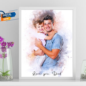 Geschenk für Mann, personalisierte Vater Geburtstagsgeschenk, Vatertagsgeschenk von der Tochter, individuelles Geschenk für Papa Geburtstag, neues Papa Geschenk, Geschenk von der Frau