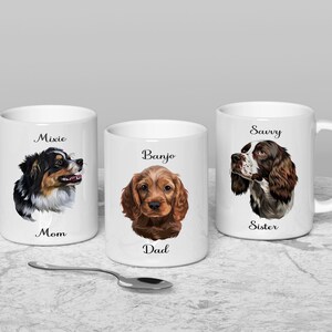 Custom Pet Coffee Mug Using Pet Photo Hand Drawn Dog Picture Mug Personalized