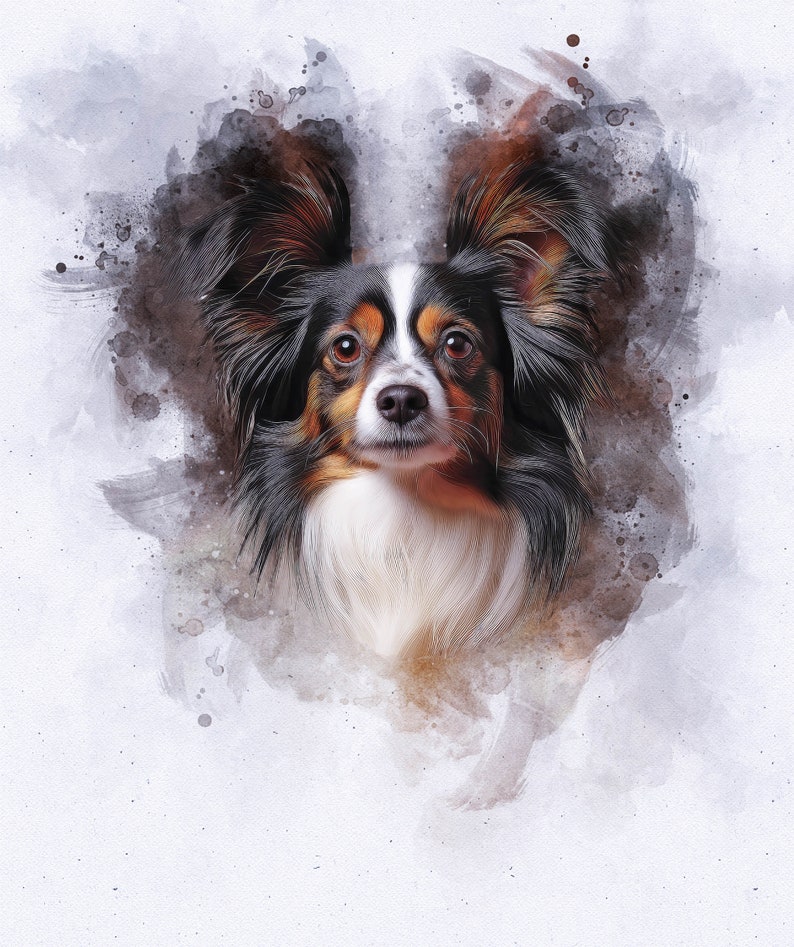 Watercolor portrait, dog portrait, custom pet portrait, Dog painting, personalized Dog, Portrait from photo, dog memorial, Gift for dog owners, Drawing from photo, pet sympathy gift, pet loss Gift, Mother's day gift, Birthday gift