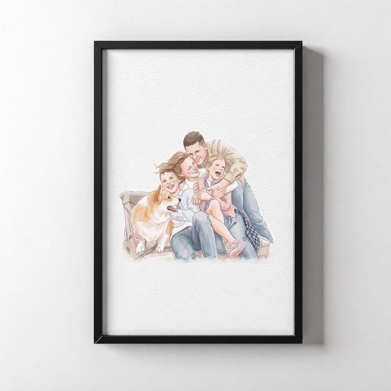 gifts for dog lovers, pet memorial gifts, custom pet portrait, personalized pet art, cat lover gift, anniversary gift, gift for him, gift for her, painting from photo, portrait from photo, couple and pet, pet remembrance, owner and pet