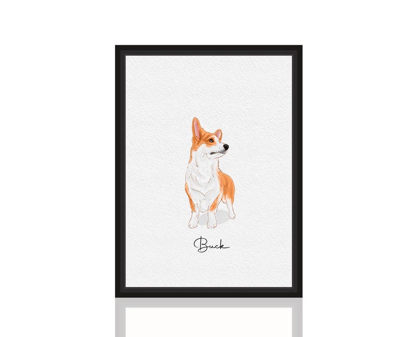 Hand painted dog, pet portrait custom, dog portrait, personalized print, custom dog painting, mini custom painting, dog drawing portrait, gift for pet owner, dog sketch portrait, painting from photo, watercolor painting, pet memorial gift, pet loss gift