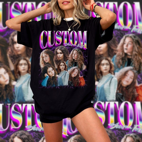 90s Vintage Bootleg Shirt, Custom Bootleg Rap Tee, Custom Face Tshirt, Custom Valentine Shirt, Custom Photo Shirt, Custom Girlfriend T Shirt