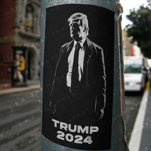 Trump 2024 Poster Political Wall Art Print Donald Trump Patriotic Home Decor Political Gift Trump 2024 Presidential Election Poster USA MAGA