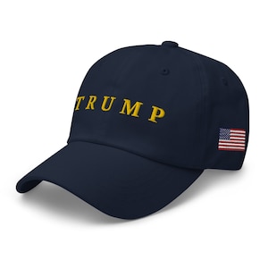 Trump Baseball Hat Trump Cap Trump Patriotic Hat Trump Dad Hat Trump Rally Hat Trump Men Hat Trump 2024 Gift for Him Trump MAGA Hat USA