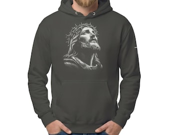 Jesus Christ Hoodie, Christian Gifts for Men and Women, Faith Sweatshirt, Jesus Pullover