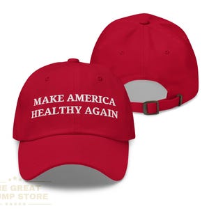 Make America Healthy Again Embroidered Dad Hat MAHA Kennedy Trump Hat for Women Men, Gift for Her MAGA MAHA Merch Robert F Kennedy Jr