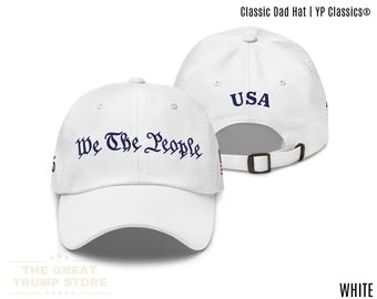 We The People Hat 1776 USA Baseballmütze Bestickter Vaterländischer Hut für Männer Frauen Amerikanische Verfassung Hut 4