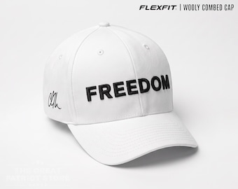 3D Puff Freedom Hat, USA Flag Flex Fit Cap, CK Signature, Patriotisk gåva för män och kvinnor, 250-årsjubileumshatt