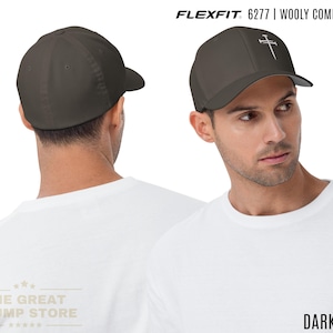 Experience this Flexfit cap featuring an intricately embroidered three nails cross. This nail cross hat is a dynamic cross baseball cap and religious baseball hat, crafted as a three nails hat ideal for Christian hats and Christian hats for men. It is also referred to as a cross hat, cross hats men, 3 nails flexfit hat, Christian cross cap, nail and cross hat, baseball hat embroidered cross, gray hat with cross, mens fitted christian hat, rusty nails cross cap, 3 cross hat, and three nails hats.