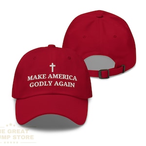 Make America Godly Wieder Hut MAGA Trump Baseballmütze Trump Hut Womens MAGA Hat Herren