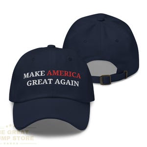 Make America Great Again Hat MAGA RWB Trump Hat Patriotic America, Trump Embroidered Hat MAGA Red White Blue, Trump Baseball Cap