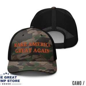 MAGA Hat Trump Trucker Hat MAGA Camo Hat Trump Military Hat Trump Army Hat MAGA Trump 2024 Campaign Pro Trump Cap Trending Trump Hat