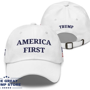 America First Hat Trump Baseball Cap 45 47 Hat Trump Dad Hat MAGA Hat Trump 2024 Campaign Patriotic Hat USA Trending Trump Hat