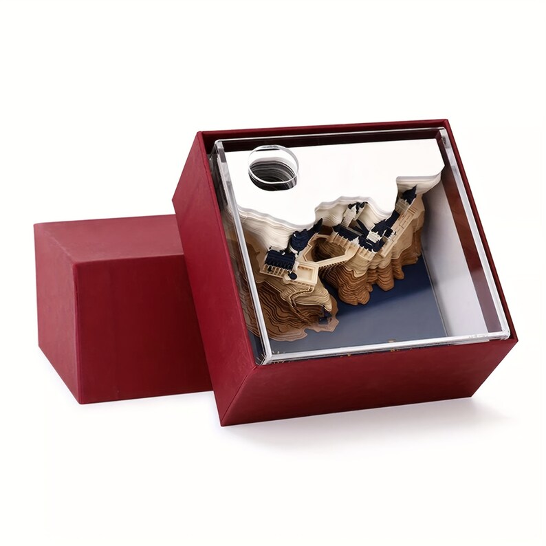 3D Calender 2024, Castle Calender, Personalised Gift, Home Decoration