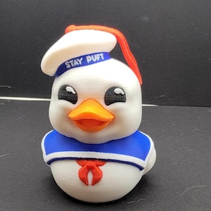 Ghostbusters Stay Puft Marshmallow man duck