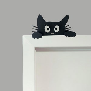 黒猫のドアトッパー