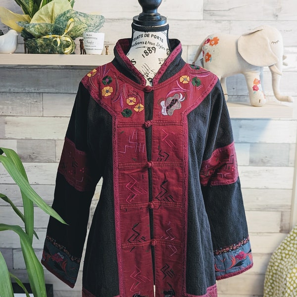 Gudrun Sjoden "Suzhou" Embroidered Jacket Size M