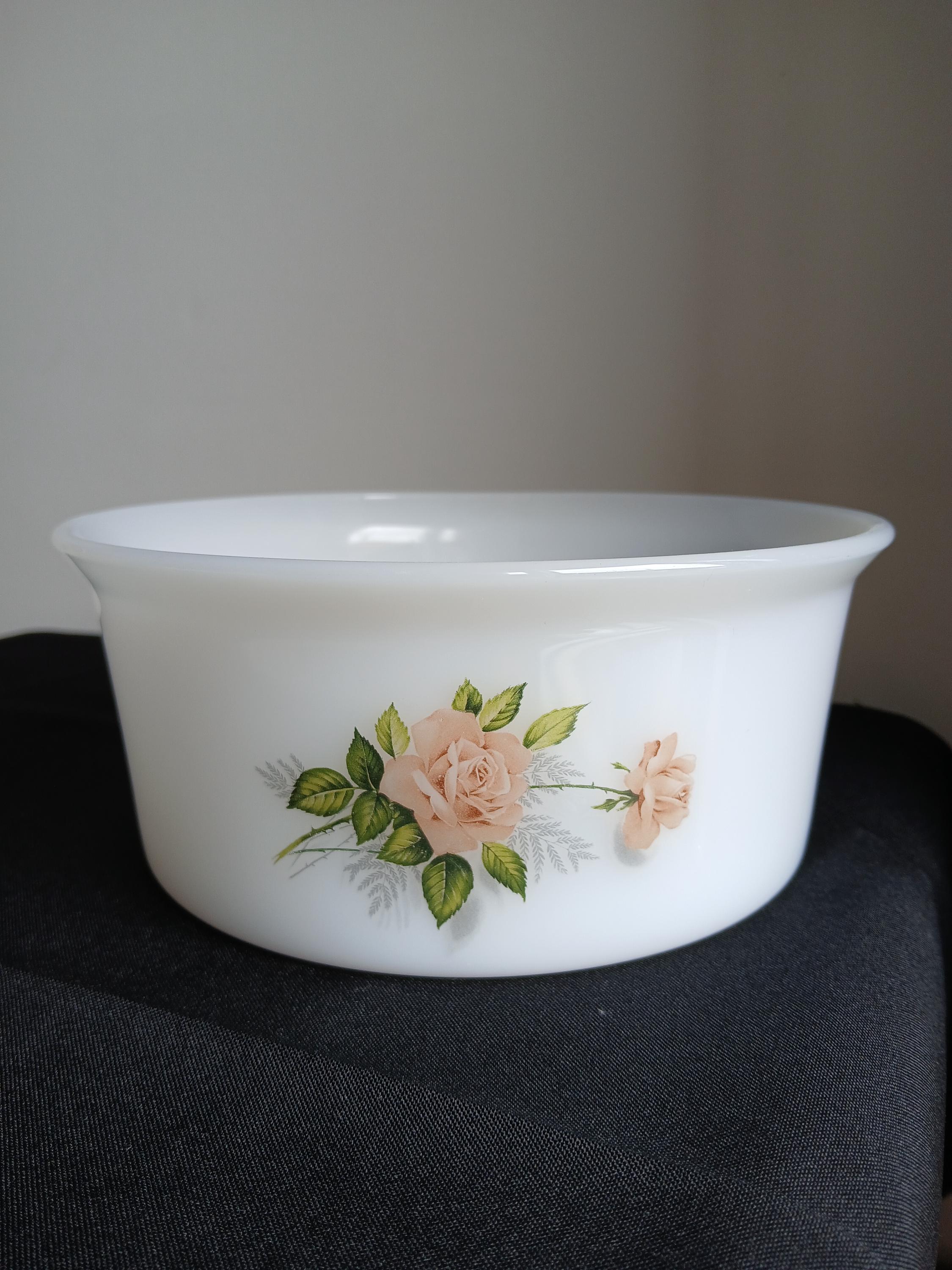 Saladier Arcopal Flore 18 Cm Vintage Années 60 - Motif Fleur Rétro