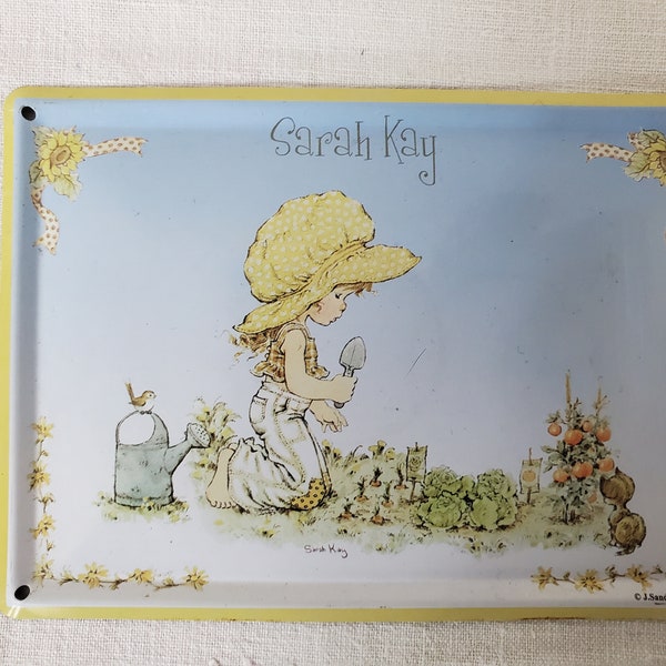 Petite plaque en Métal Sarah Kay - PETIT FORMAT 8cm X 11 cm